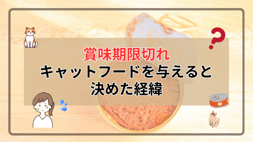 賞味期限切れのキャットフードを愛猫に与えた結果、軟便に…何日目から 